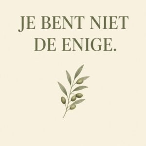 Je bent niet de enige · Nederlands