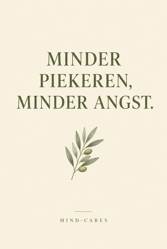 Minder piekeren, minder angst · Nederlands